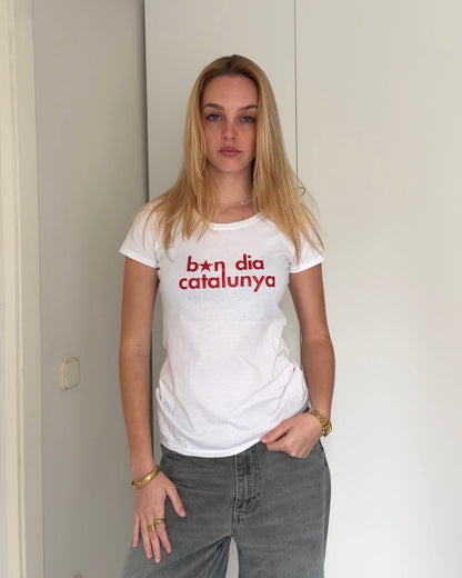 Bon Dia Cat Baby Tee