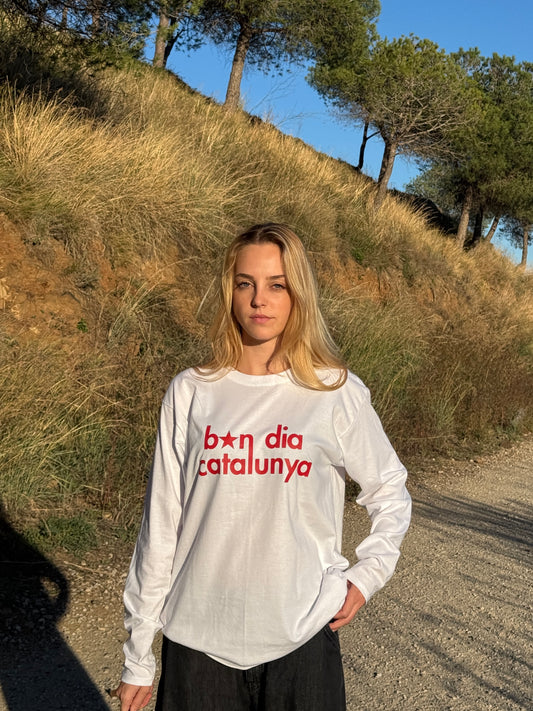 Bon Dia Cat Màniga Llarga